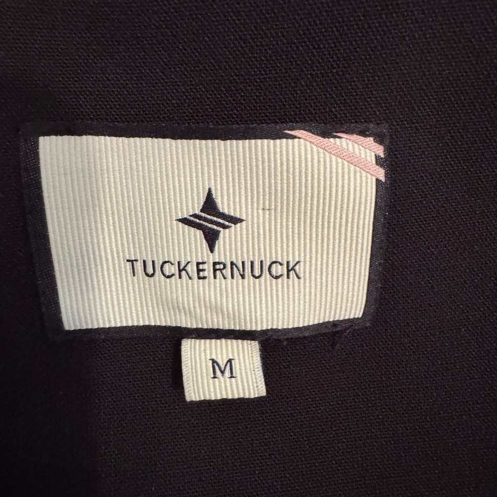 Tuckernuck Black Dress with Cream Bow Detail - Picture 2 of 4